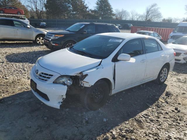 2T1BU4EE9DC983488 - 2013 TOYOTA COROLLA BASE WHITE photo 1