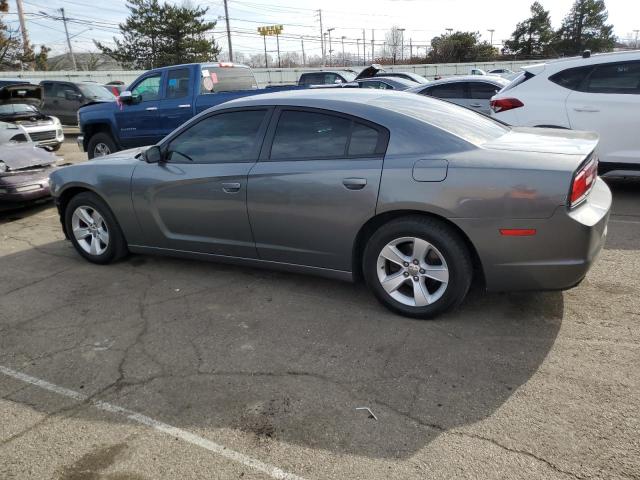 2B3CL3CG1BH579188 - 2011 DODGE CHARGER GRAY photo 2