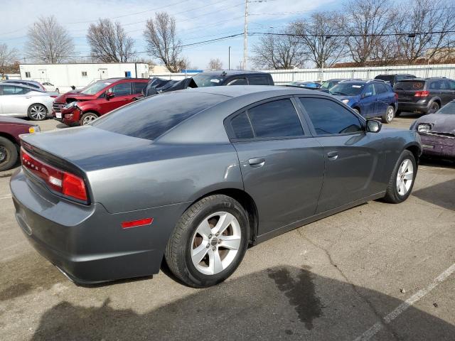 2B3CL3CG1BH579188 - 2011 DODGE CHARGER GRAY photo 3