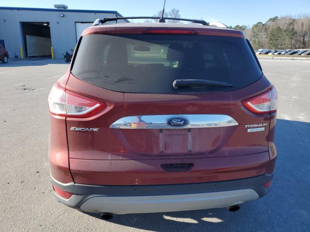 1FMCU0J96EUA73674 - 2014 FORD ESCAPE TITANIUM BURGUNDY photo 6