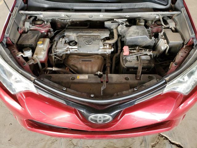 2T3ZFREV2JW444749 - 2018 TOYOTA RAV4 LE BURGUNDY photo 11