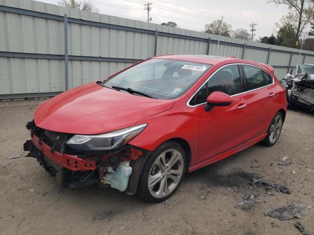 3G1BF6SMXHS575939 - 2017 CHEVROLET CRUZE PREMIER RED photo 1