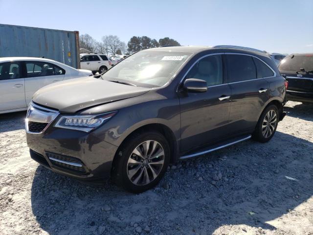 5FRYD4H47EB003944 - 2014 ACURA MDX TECHNOLOGY BLACK photo 1