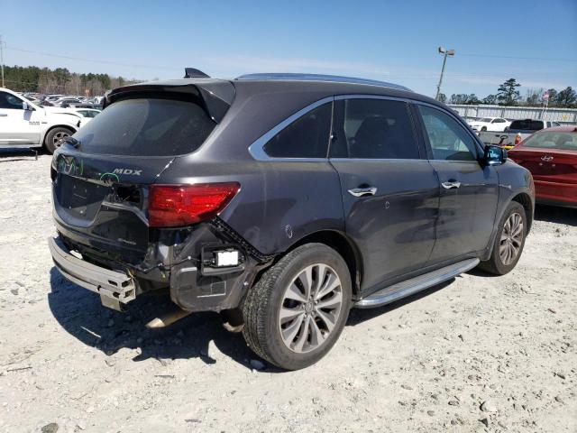 5FRYD4H47EB003944 - 2014 ACURA MDX TECHNOLOGY BLACK photo 3