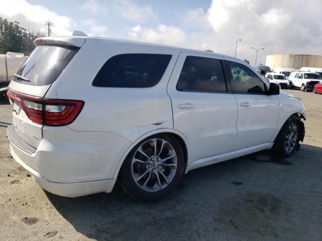 1C4RDJDG2KC824981 - 2019 DODGE DURANGO GT WHITE photo 3