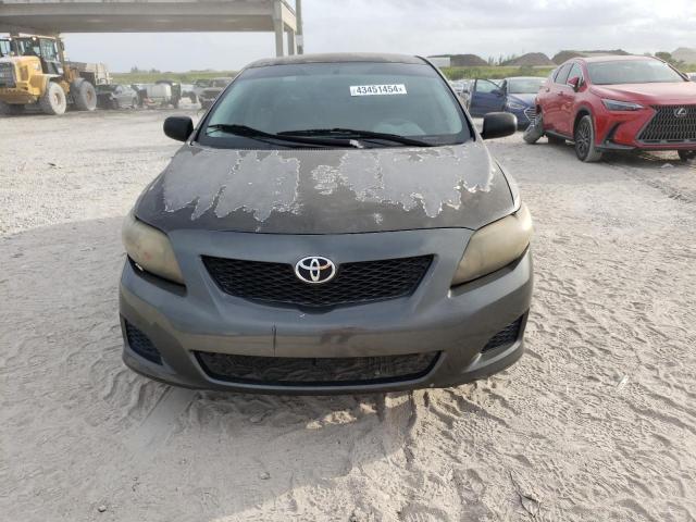 1NXBU40E19Z072570 - 2009 TOYOTA COROLLA BASE GRAY photo 5