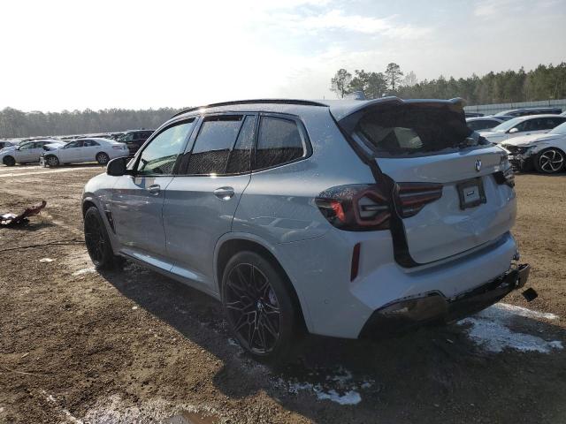 5YM13EC05N9K66502 - 2022 BMW X3 M GRAY photo 2
