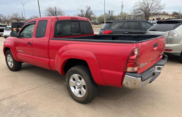 5TEUU42N75Z061066 - 2005 TOYOTA TACOMA ACCESS CAB RED photo 3