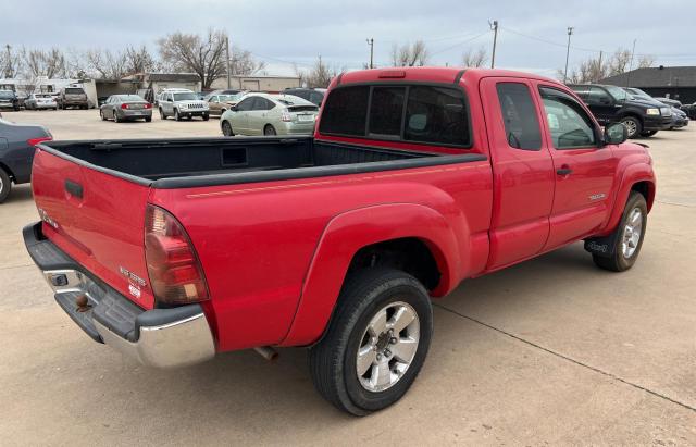 5TEUU42N75Z061066 - 2005 TOYOTA TACOMA ACCESS CAB RED photo 4