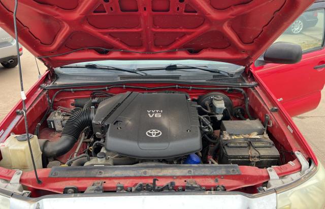 5TEUU42N75Z061066 - 2005 TOYOTA TACOMA ACCESS CAB წითელი ფოტო 7
