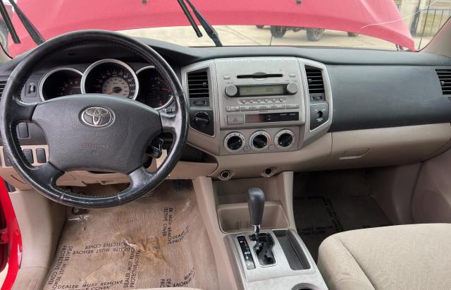 5TEUU42N75Z061066 - 2005 TOYOTA TACOMA ACCESS CAB წითელი ფოტო 9