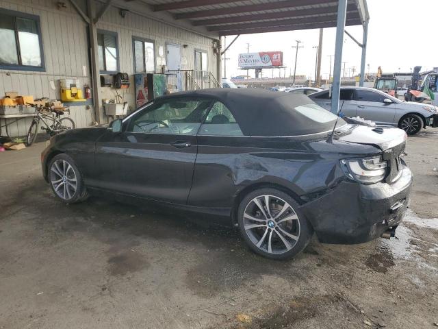 WBA1K9C57GV322574 - 2016 BMW 228 I SULEV BLACK photo 2