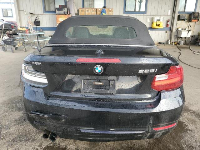 WBA1K9C57GV322574 - 2016 BMW 228 I SULEV BLACK photo 6
