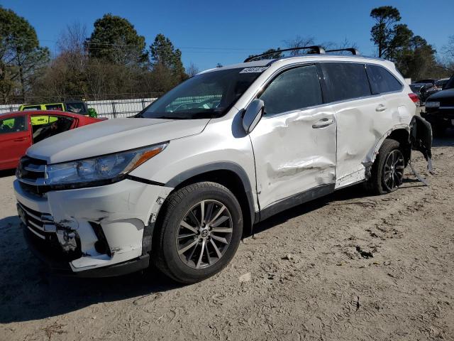 5TDJZRFH8KS597832 - 2019 TOYOTA HIGHLANDER SE WHITE photo 1