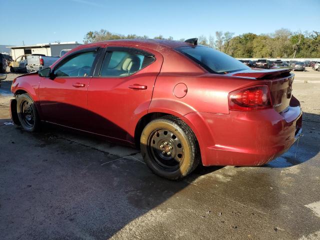 1C3CDZAG7EN220543 - 2014 DODGE AVENGER SE RED photo 2