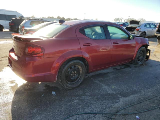 1C3CDZAG7EN220543 - 2014 DODGE AVENGER SE RED photo 3