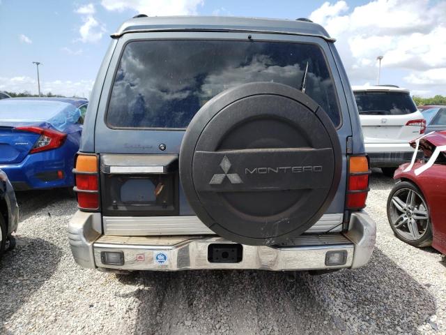 JA4MR51R3WJ001416 - 1998 MITSUBISHI MONTERO BLUE photo 6