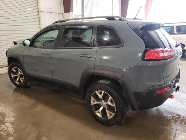 1C4PJMBS3EW159813 - 2014 JEEP CHEROKEE TRAILHAWK GRAY photo 2
