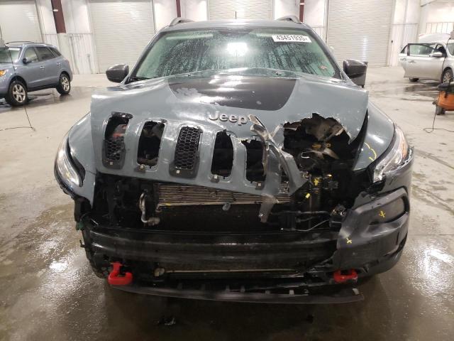 1C4PJMBS3EW159813 - 2014 JEEP CHEROKEE TRAILHAWK GRAY photo 5