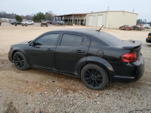 1C3CDZAG1EN104187 - 2014 DODGE AVENGER SE BLACK photo 2