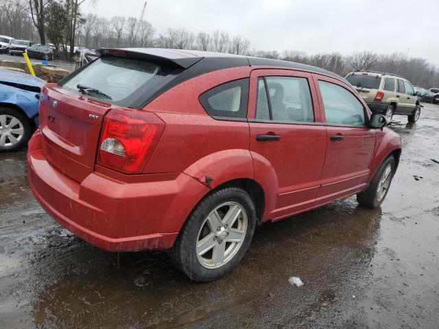 1B3HB48B97D160263 - 2007 DODGE CALIBER SXT RED photo 3