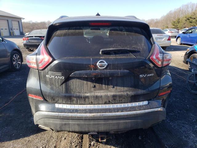 5N1AZ2MH1FN217926 - 2015 NISSAN MURANO S BLACK photo 6