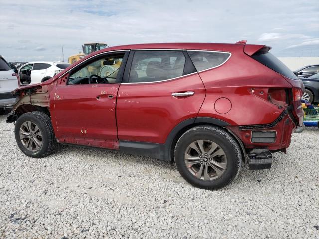 5XYZT3LB3GG365113 - 2016 HYUNDAI SANTA FE S RED photo 2