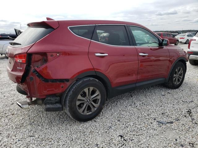 5XYZT3LB3GG365113 - 2016 HYUNDAI SANTA FE S RED photo 3