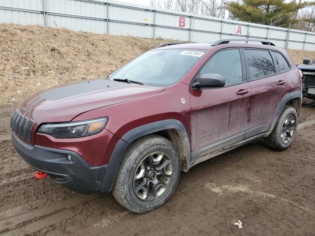 1C4PJMBX6KD254238 - 2019 JEEP CHEROKEE TRAILHAWK BURGUNDY photo 1