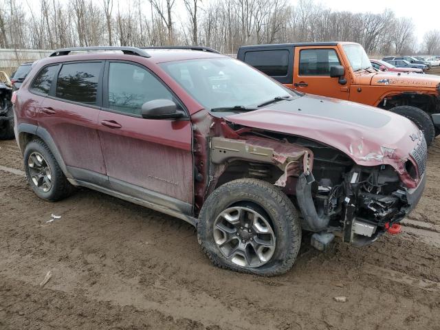 1C4PJMBX6KD254238 - 2019 JEEP CHEROKEE TRAILHAWK BURGUNDY photo 4