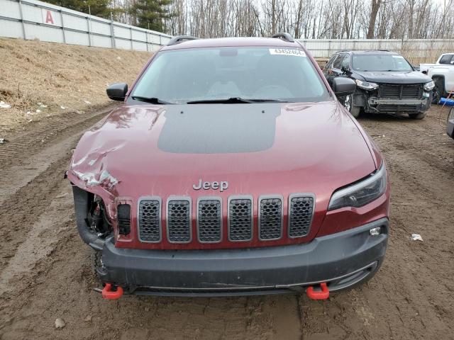 1C4PJMBX6KD254238 - 2019 JEEP CHEROKEE TRAILHAWK BURGUNDY photo 5