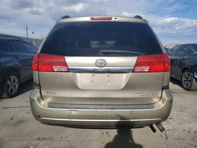 5TDBA22C64S001049 - 2004 TOYOTA SIENNA XLE GOLD photo 6