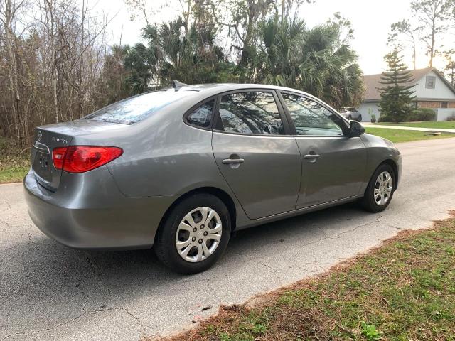 KMHDU4AD1AU063242 - 2010 HYUNDAI ELANTRA BLUE GRAY photo 4