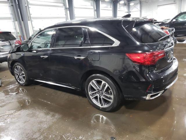 5J8YD7H70JL001085 - 2018 ACURA MDX SPORT HYBRID ADVANCE BLACK photo 2