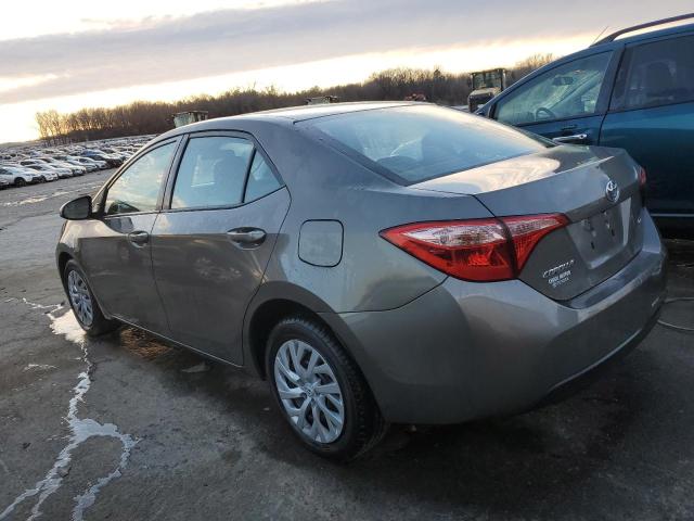 5YFBURHE0KP907731 - 2019 TOYOTA COROLLA L GRAY photo 2