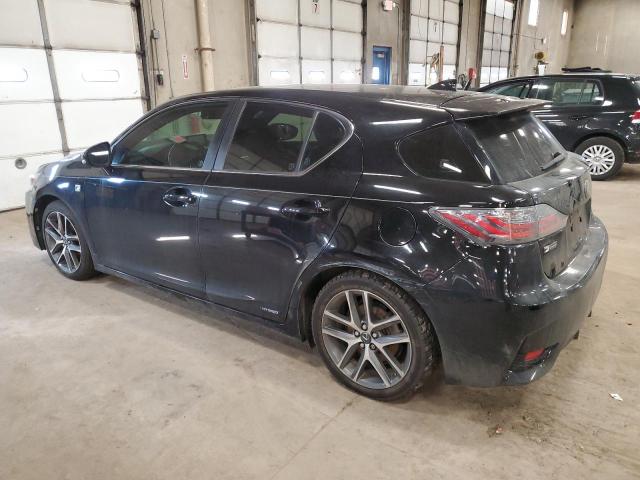 JTHKD5BH5F2212305 - 2015 LEXUS CT 200 BLACK photo 2