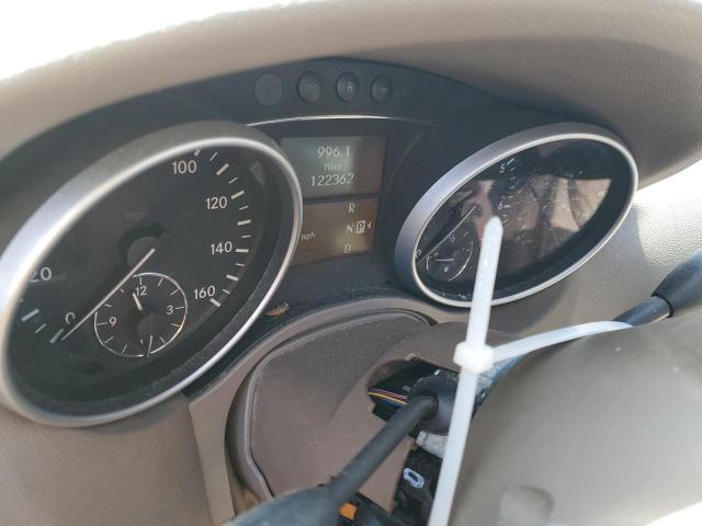 4JGBB8GB7AA587961 - 2010 MERCEDES-BENZ ML 350 4MATIC WHITE photo 9