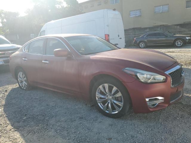 JN1BY1AP0EM260193 - 2014 INFINITI Q70 3.7 BURGUNDY photo 4