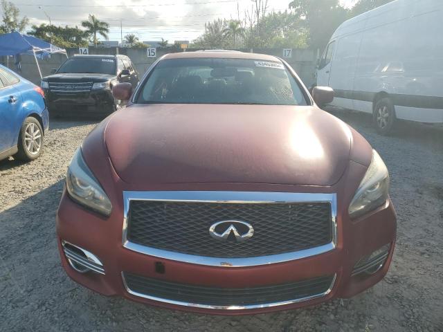 JN1BY1AP0EM260193 - 2014 INFINITI Q70 3.7 BURGUNDY photo 5