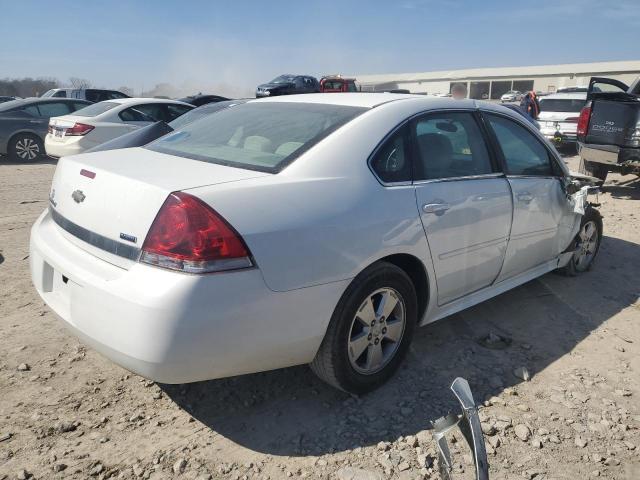 2G1WB5EK8A1189863 - 2010 CHEVROLET IMPALA LT WHITE photo 3