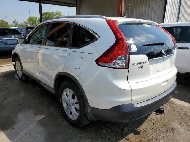 5J6RM3H72DL042781 - 2013 HONDA CR-V EXL WHITE photo 2