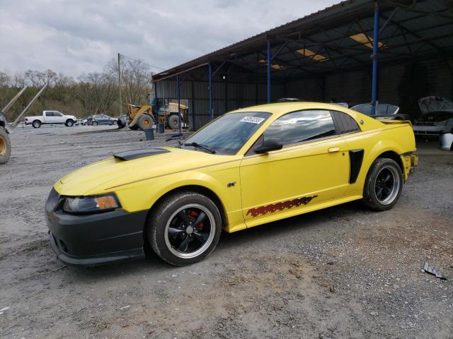1FAFP42X41F154626 - 2001 FORD MUSTANG GT YELLOW photo 1