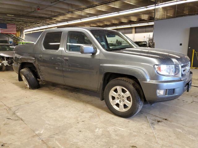 5FPYK1F43AB004275 - 2010 HONDA RIDGELINE RTS GRAY photo 4