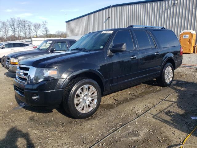 1FMJK1K59CEF46411 - 2012 FORD EXPEDITION EL LIMITED BLACK photo 1