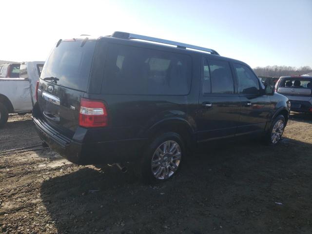 1FMJK1K59CEF46411 - 2012 FORD EXPEDITION EL LIMITED BLACK photo 3