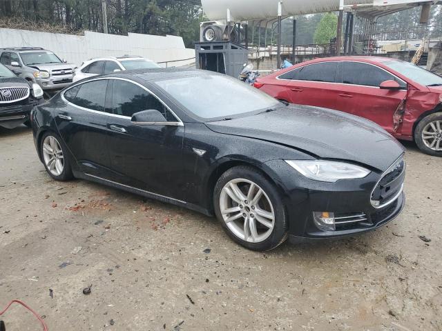 5YJSA1CN8DFP16641 - 2013 TESLA MODEL S Սև լուսանկար 4