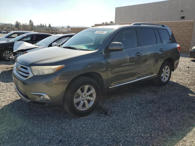 5TDZK3EH5BS025459 - 2011 TOYOTA HIGHLANDER BASE GRAY photo 1