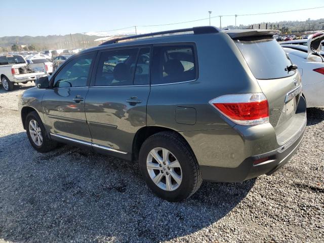 5TDZK3EH5BS025459 - 2011 TOYOTA HIGHLANDER BASE GRAY photo 2