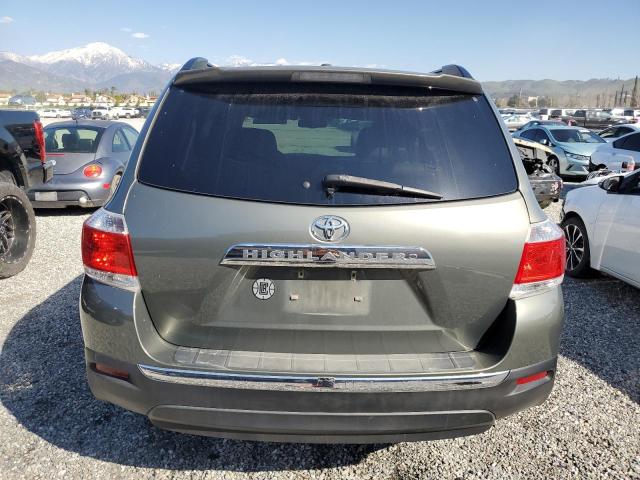 5TDZK3EH5BS025459 - 2011 TOYOTA HIGHLANDER BASE GRAY photo 6