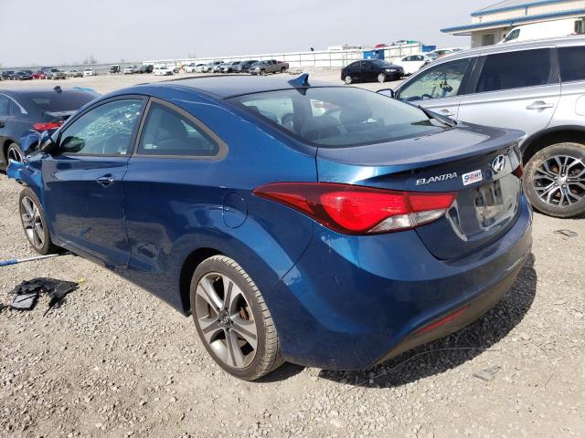 KMHDH6AH0EU024859 - 2014 HYUNDAI ELANTRA CO GS BLUE photo 2